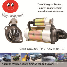 Boats and Ships Diesel Engine Parts 24V Motor Starter (QDJ2508)